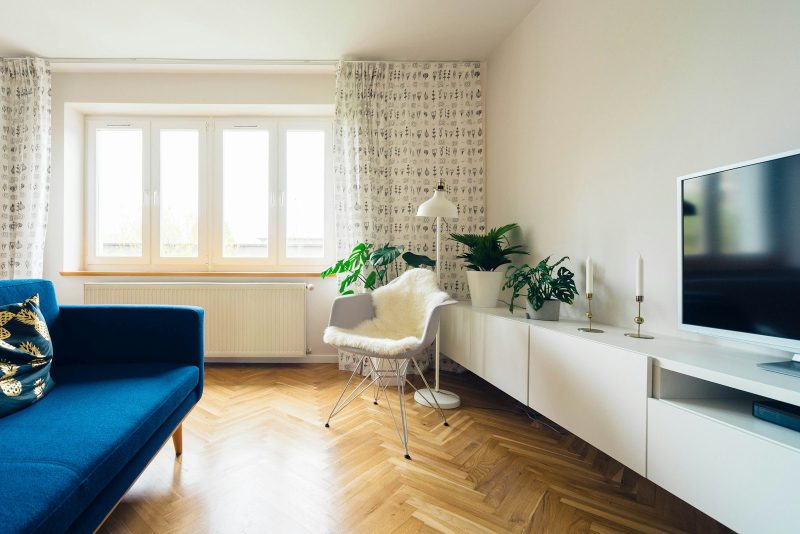 Apartamento de dois quartos no centro